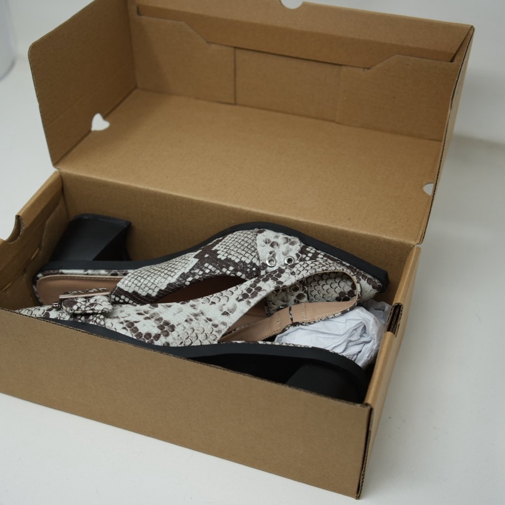 Snakeskin Patterned Heels - Picture 3 of 4